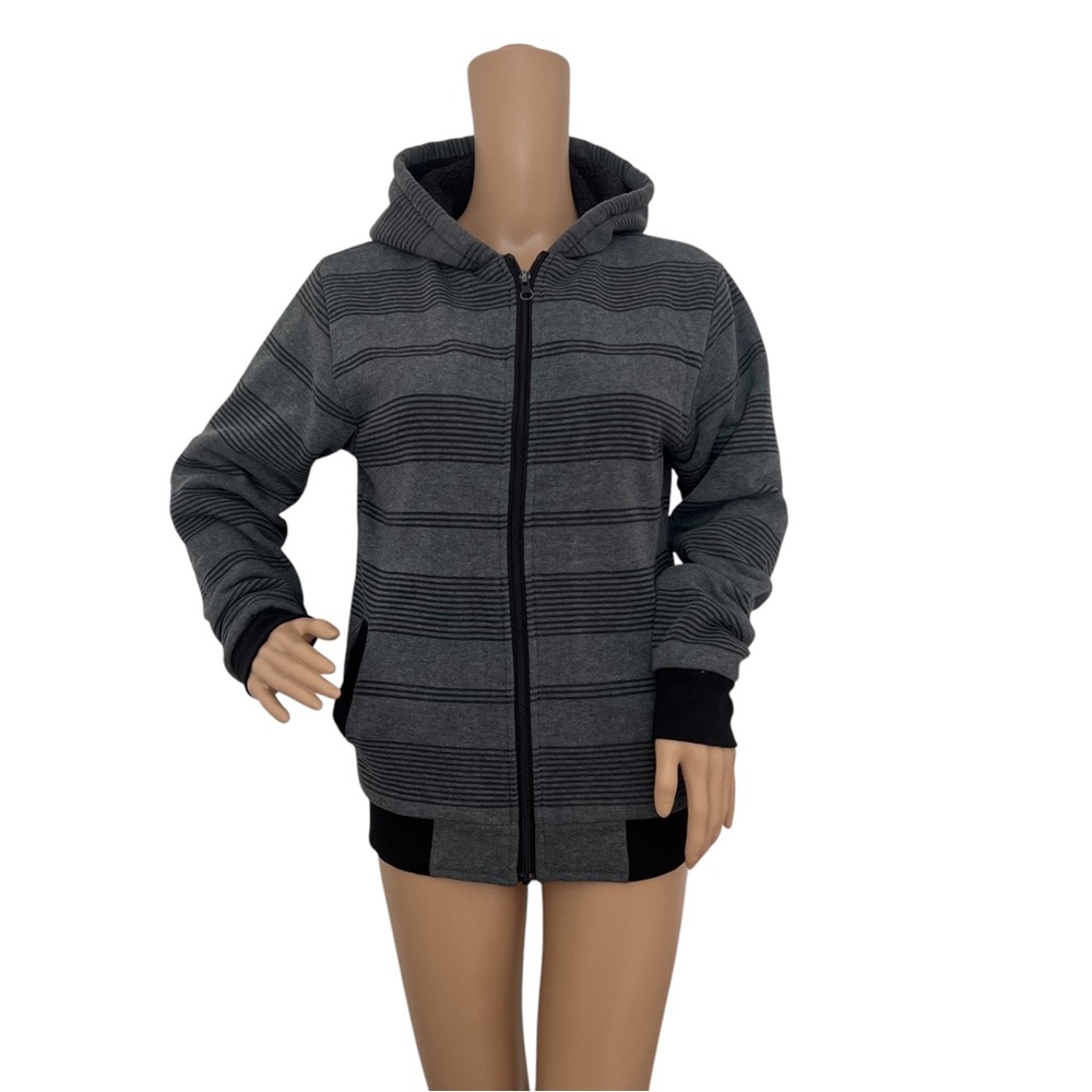 Force Clothing Co Zip up Gray Hoodie Size XL